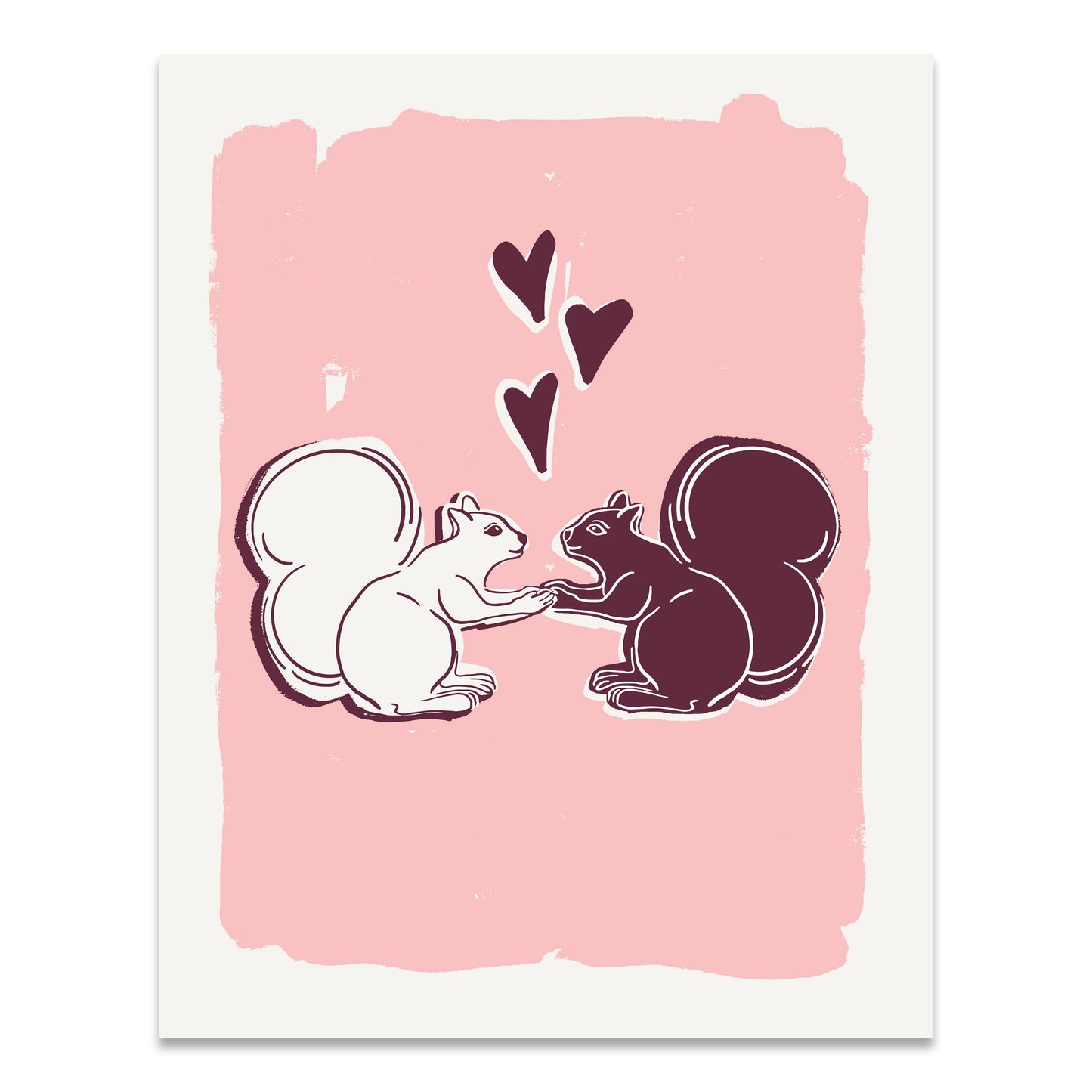 Squirrel Love Screenprint