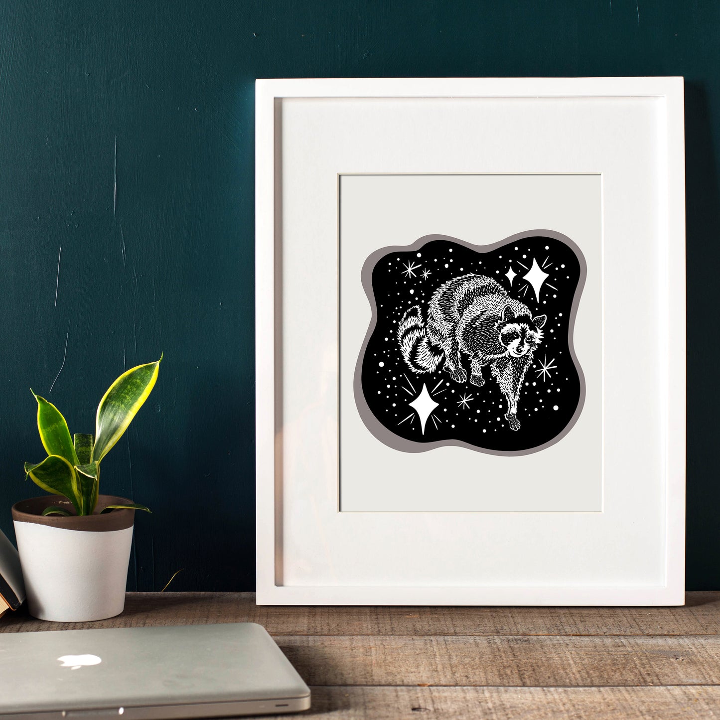 Cosmic Raccoon Screenprint