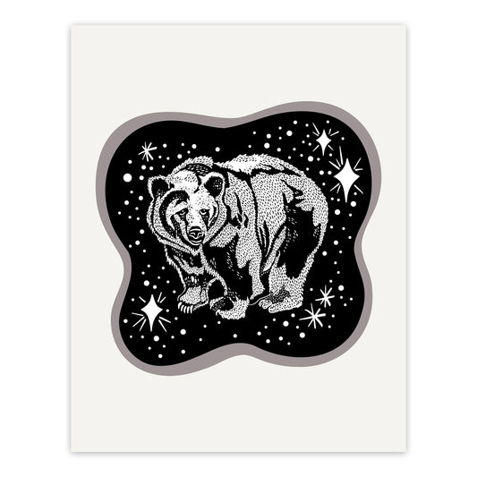 Cosmic Bear Screenprint