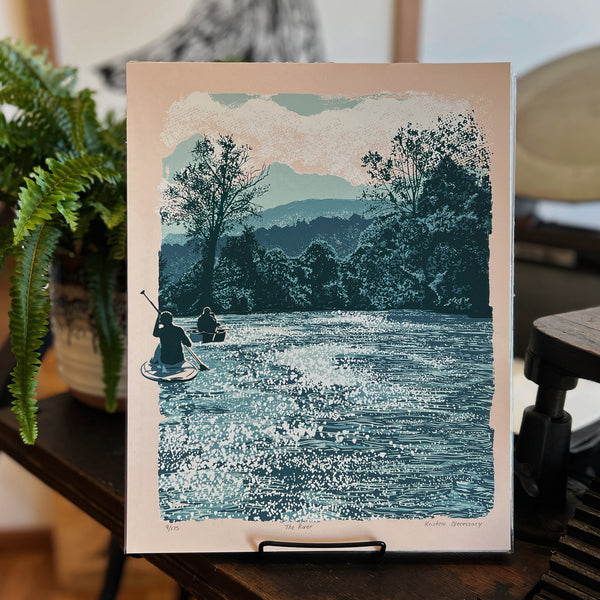 The River Screenprint