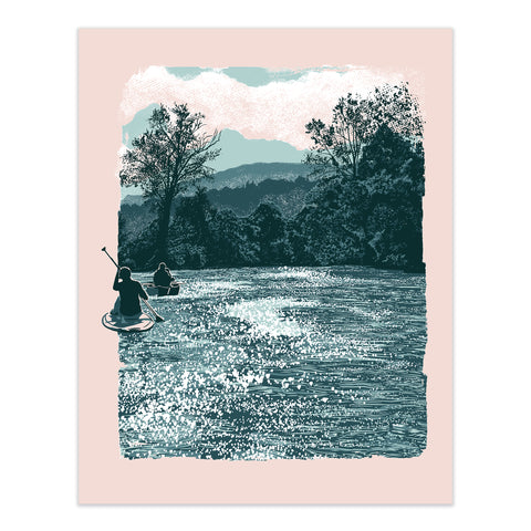 The River Screenprint