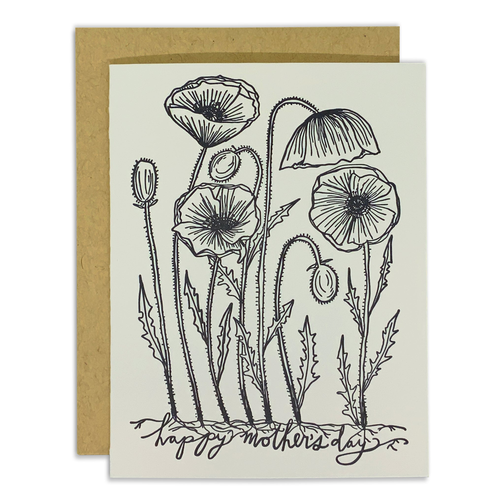 Happy Mother's Day Poppies Card