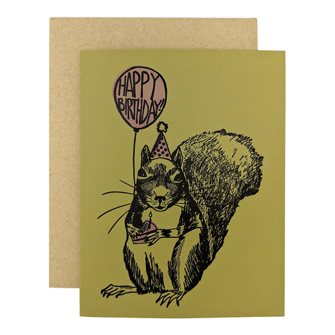 Squirrel Balloon Birthday