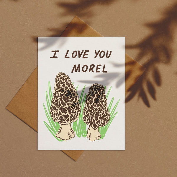 I Love You Morel Card