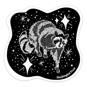 Cosmic Raccoon 3" Vinyl Sticker