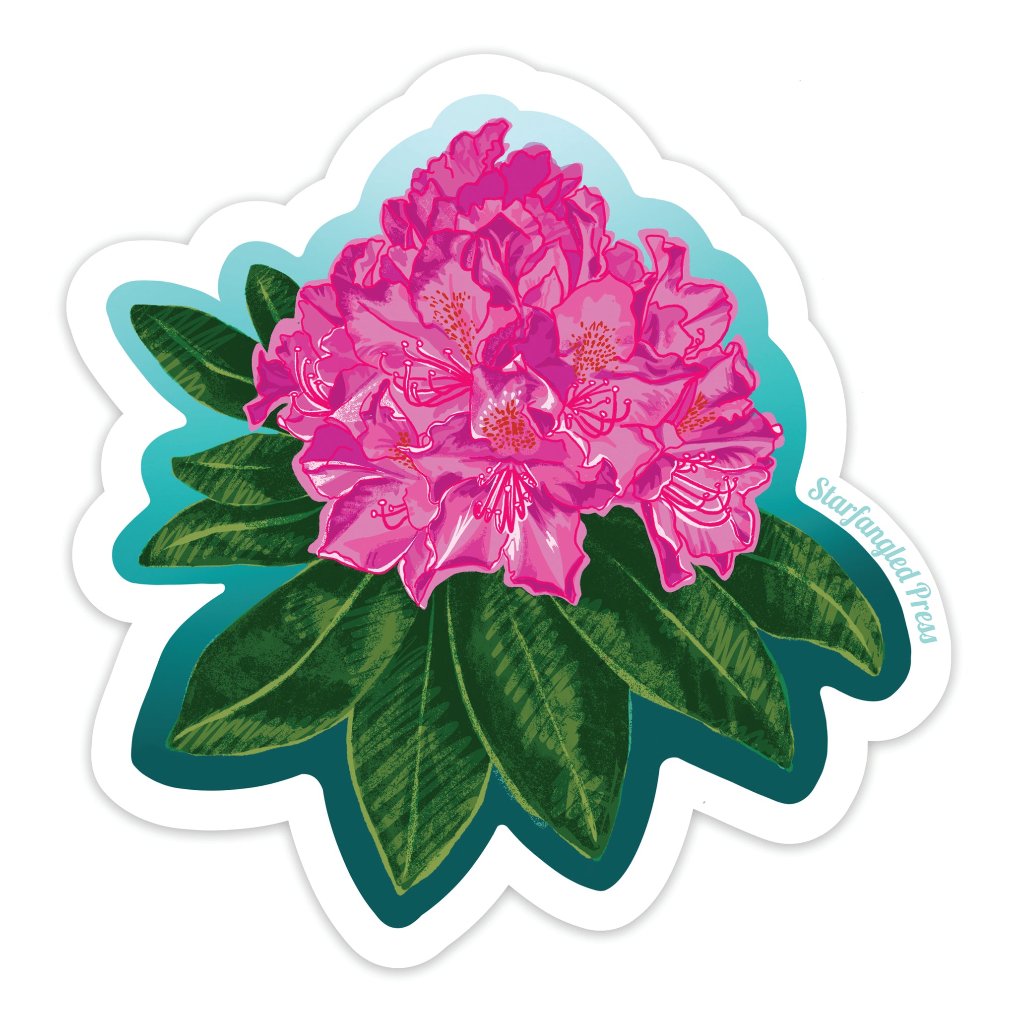 Rhododendron  3" Vinyl Sticker