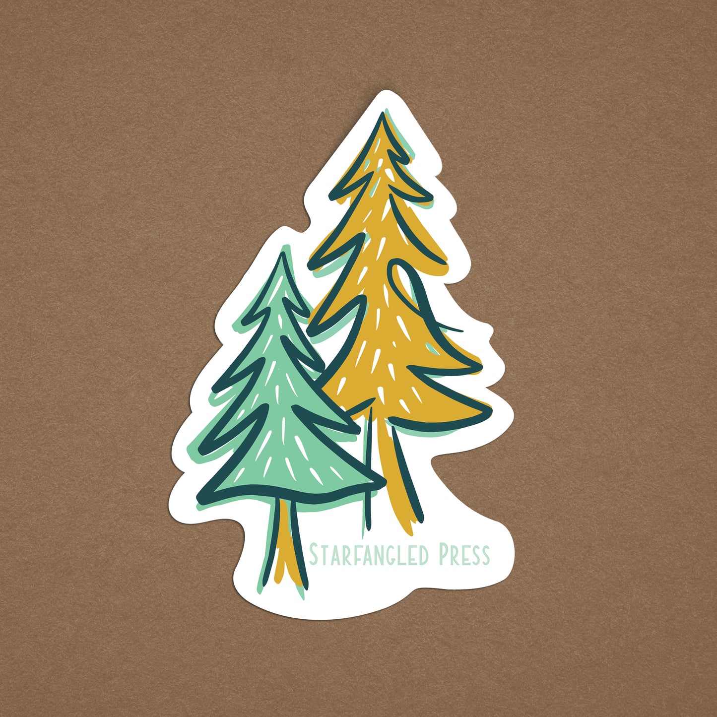 Joy Trees Sticker