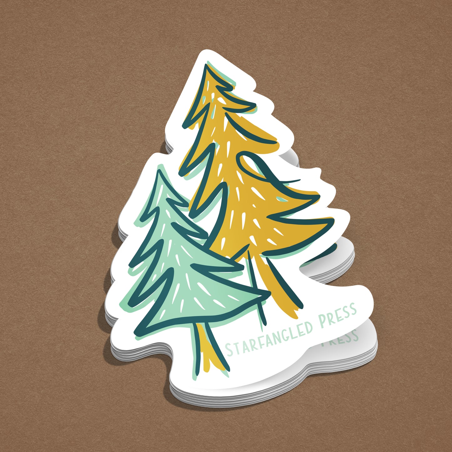 Joy Trees Sticker