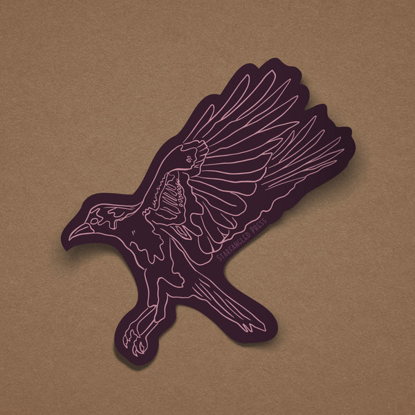 Crow 3" Vinyl Sticker