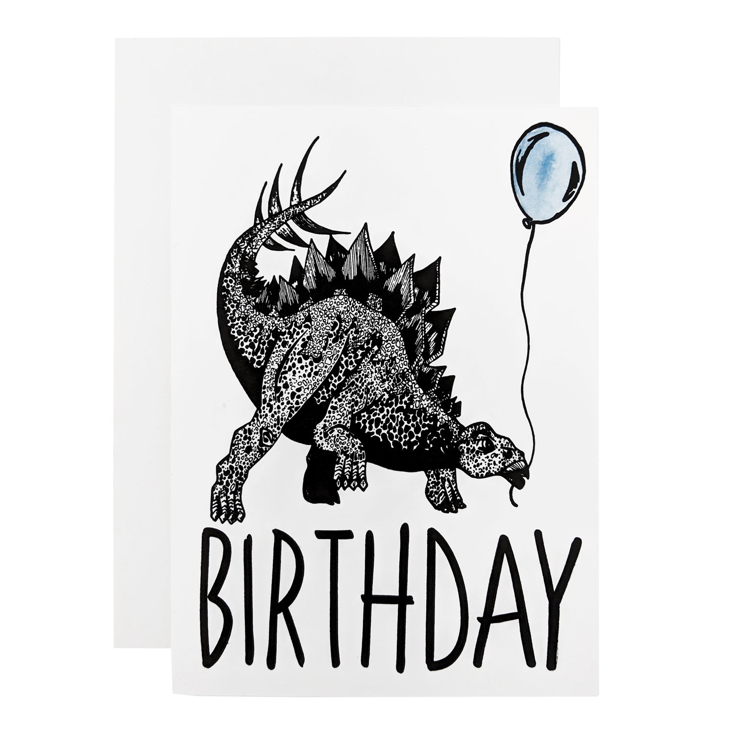 Birthday Stegosaurus Card