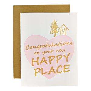 Happy Place New Home Card