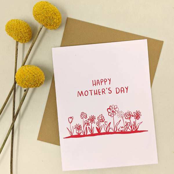 Happy Mother's Day Flowers Card