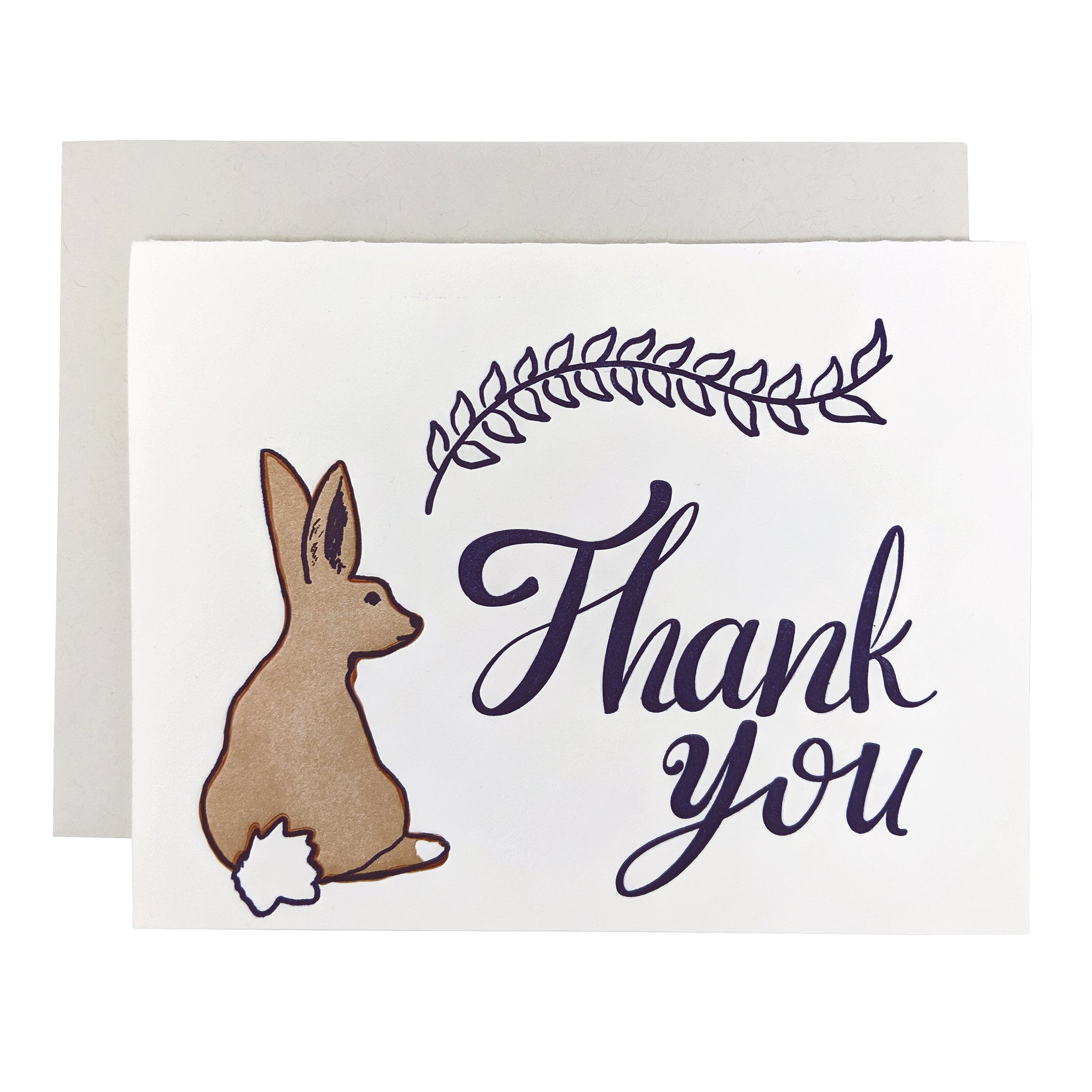 Thank You Bunny Card – Starfangled Press