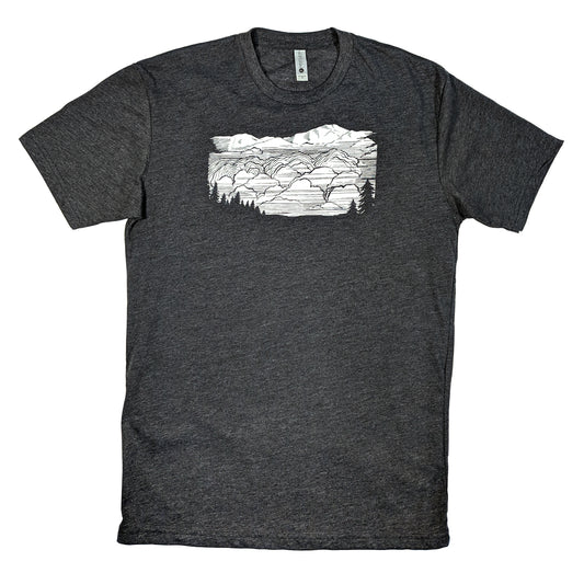 Cloudy Valley Crew Neck T-Shirt