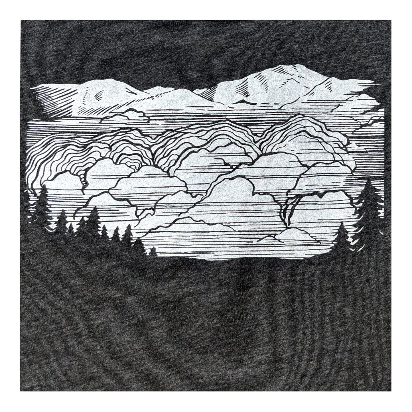 Cloudy Valley Crew Neck T-Shirt
