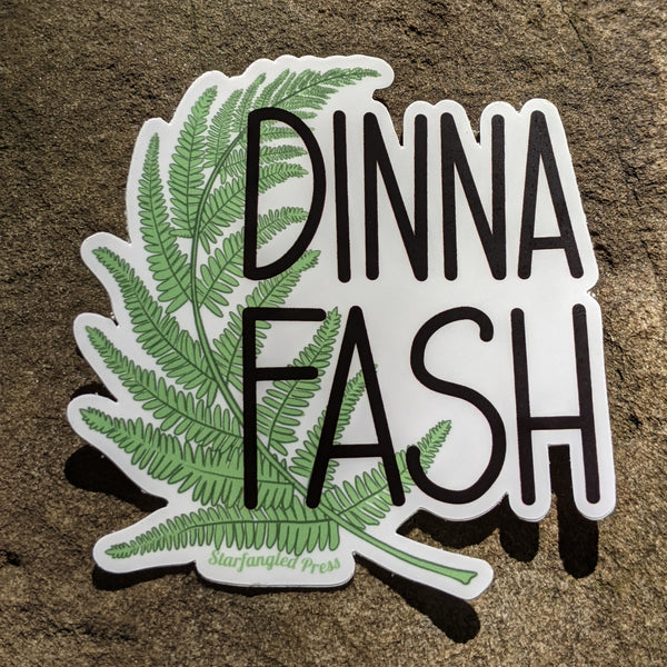 Dinna Fash Bracken 3" Vinyl Sticker