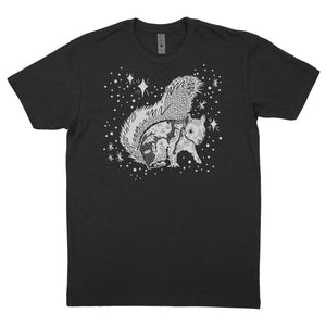 Seconds Sale - Cosmic Squirrel Crew Neck T-Shirt