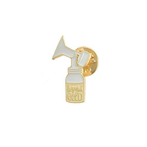 1'' Liquid Gold Enamel Pin