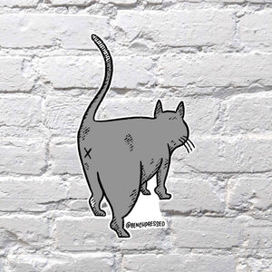 Cat Butt Single Sticker